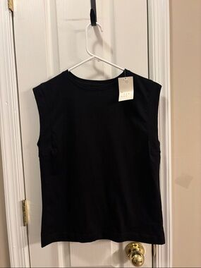 NWT a new day Black Sleeveless Crewneck Tank Top